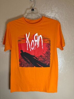 Korn Orange Graphic Short Sleeve Tee - Men’s Band Shirt